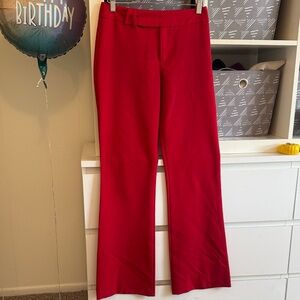 Vibrant Red Pants